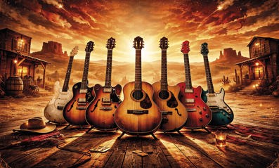 Five Great Guitars, Eric Vaarzon Morel & Mart Hillen The Magnificent Seven (Onbekend) 2 RGB 300 Dpi